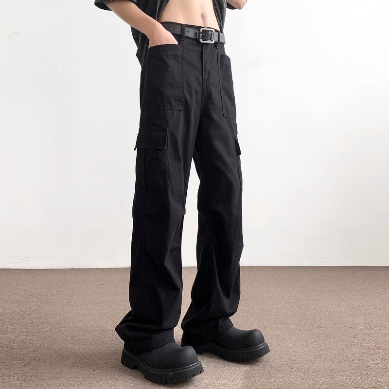 Men's Fashionable Casual Outdoor Loose Straight-Leg Pants