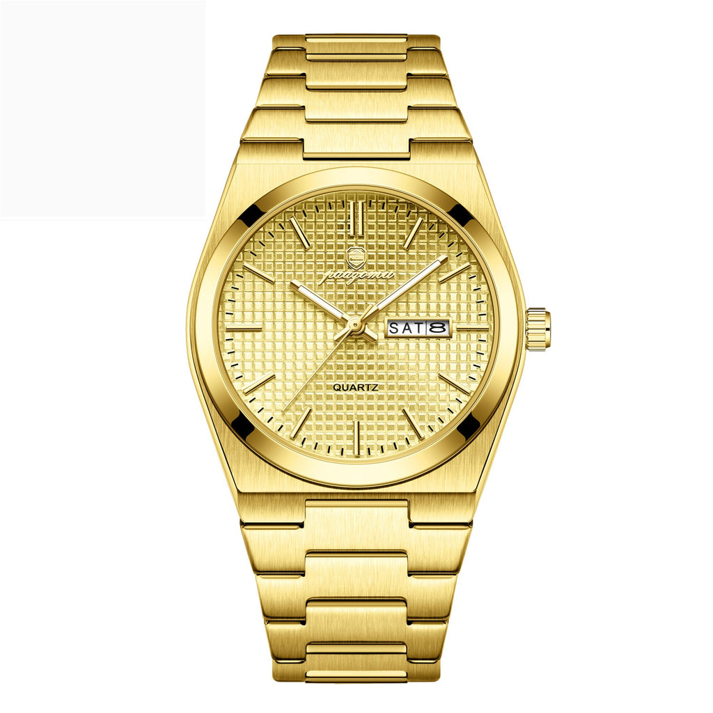 Luminous Quartz Waterproof Calendar Watch
