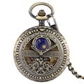 Roman-Numeral Manual Mechanical Pocket Watch