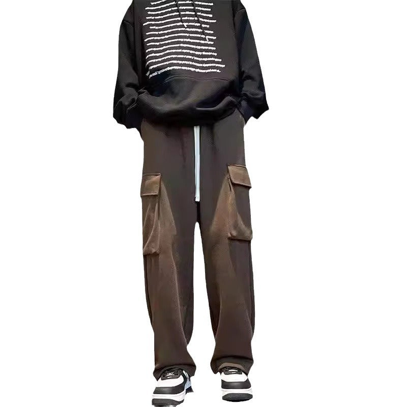 Wide-leg Straight Leg Long Pants