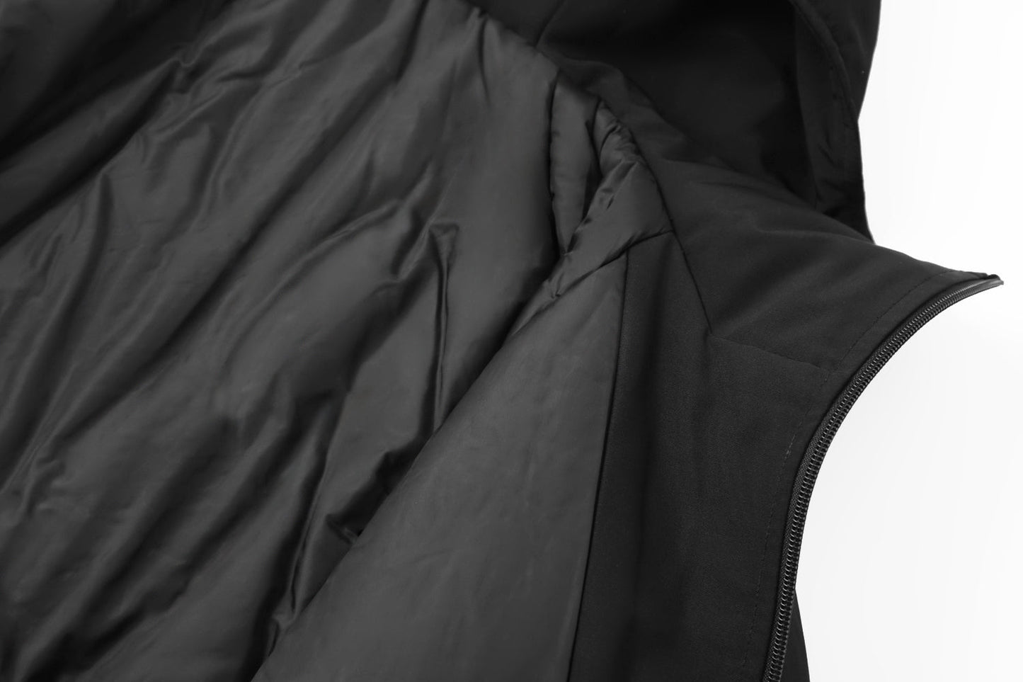 IB433 Doudoune parka noire Tokyo d'hiver