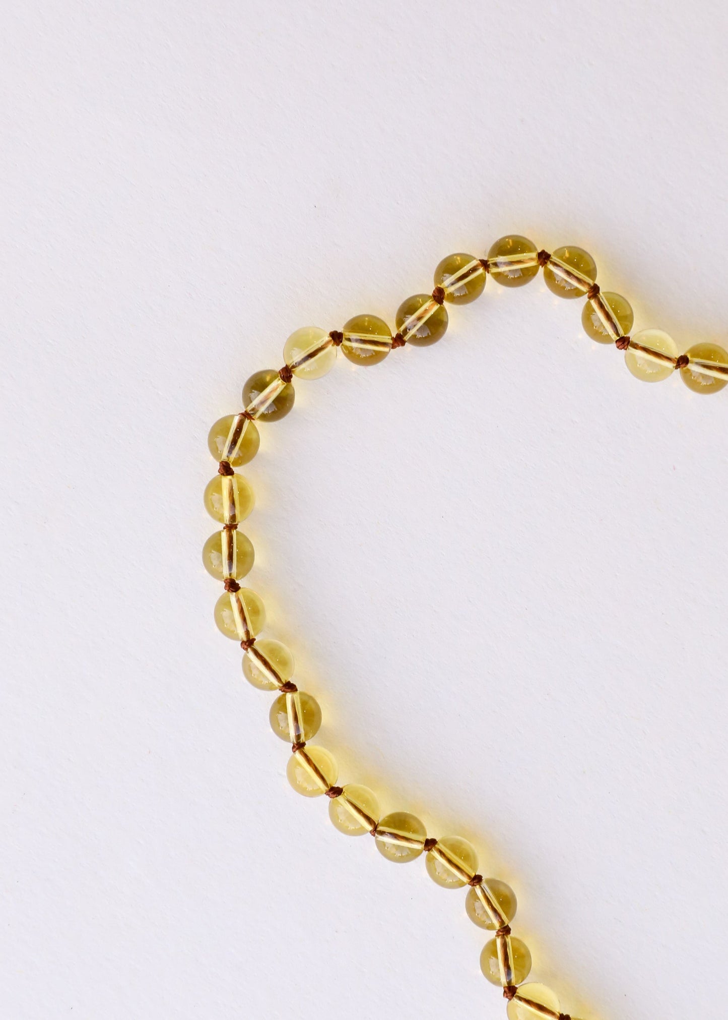 Pierre précieuse pure + Citrine || Bracelet de cheville ou bracelet