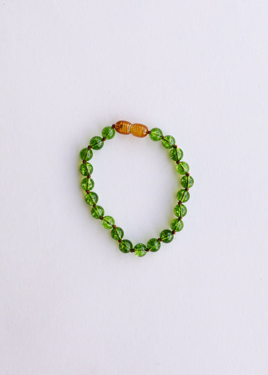 Reiner Edelstein + Peridot || Fußkette oder Armband