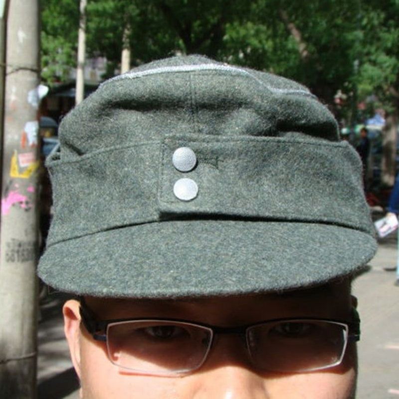 Silver Edged Woolen Combat Hat