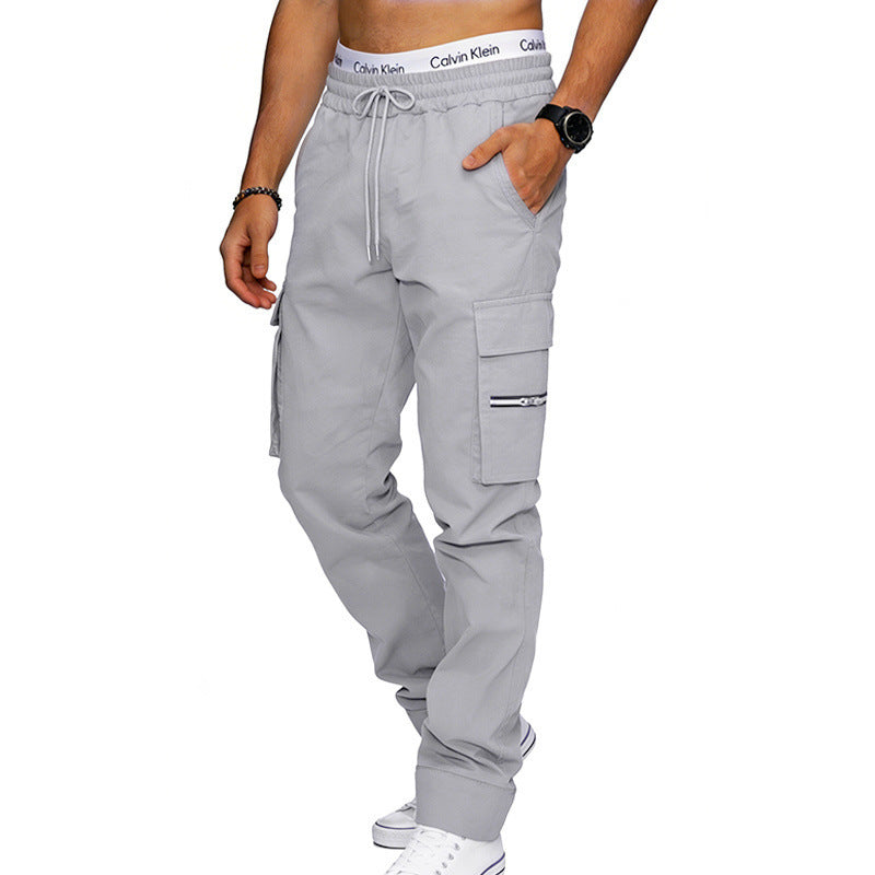 Outdoor Loose Men's Multi-Pocket Casual Sports Pants