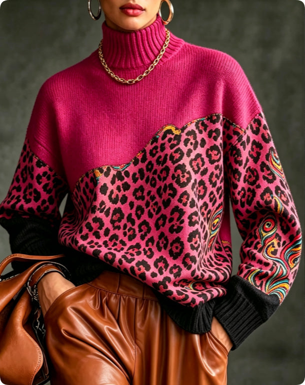 Womens Plus-Size Loose Sweater