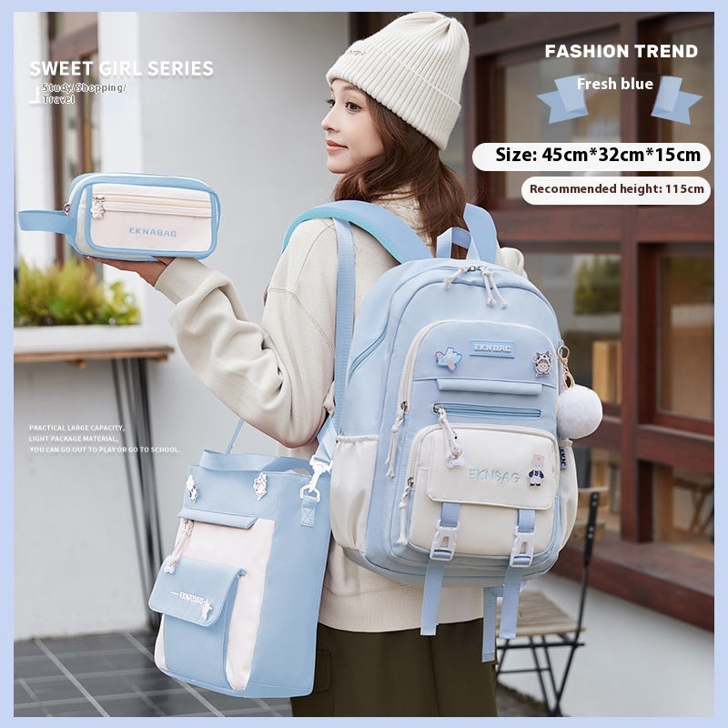 Student Children Schoolbag Girls Waterproof Backpack
