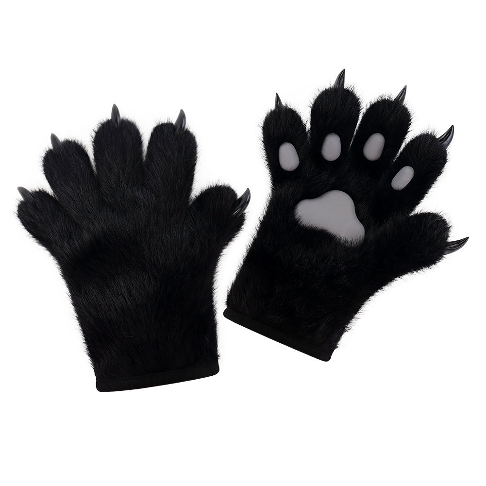Handmade Cat's Paw Gloves Plush Meat Pad Cat Palm Props