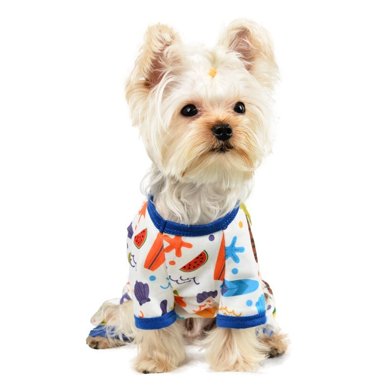 Cartoon Cute Pet Print Jumpsuit