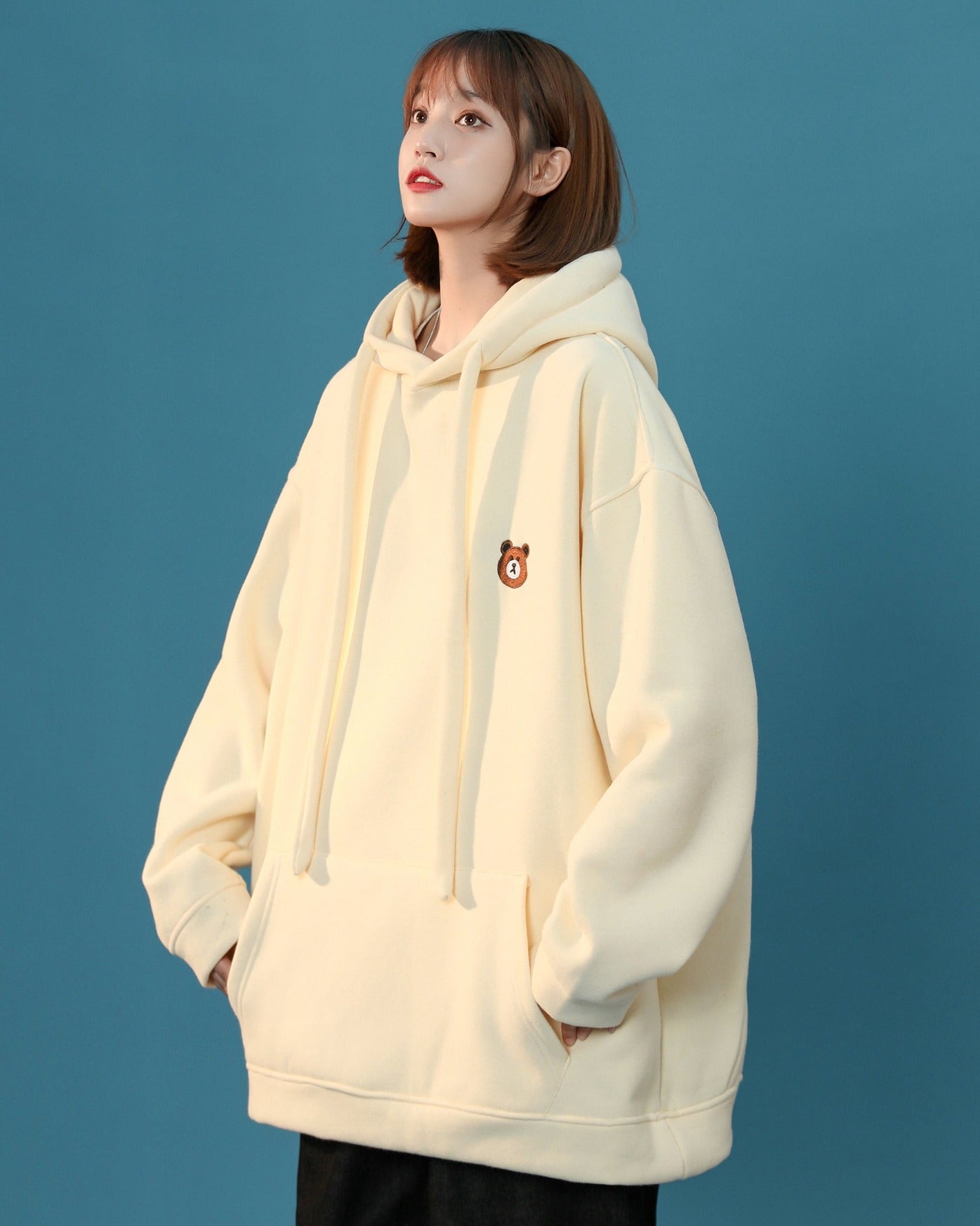 Damen-Teddy-Kapuzenpullover Classic