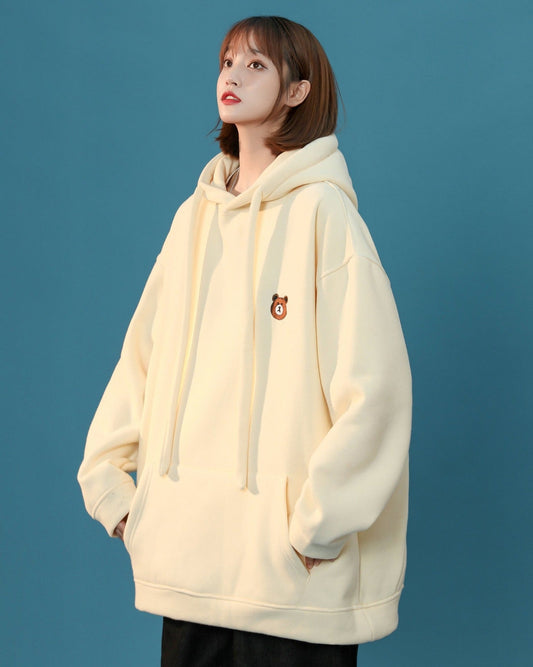 Sweat à capuche classique Teddy pour femme