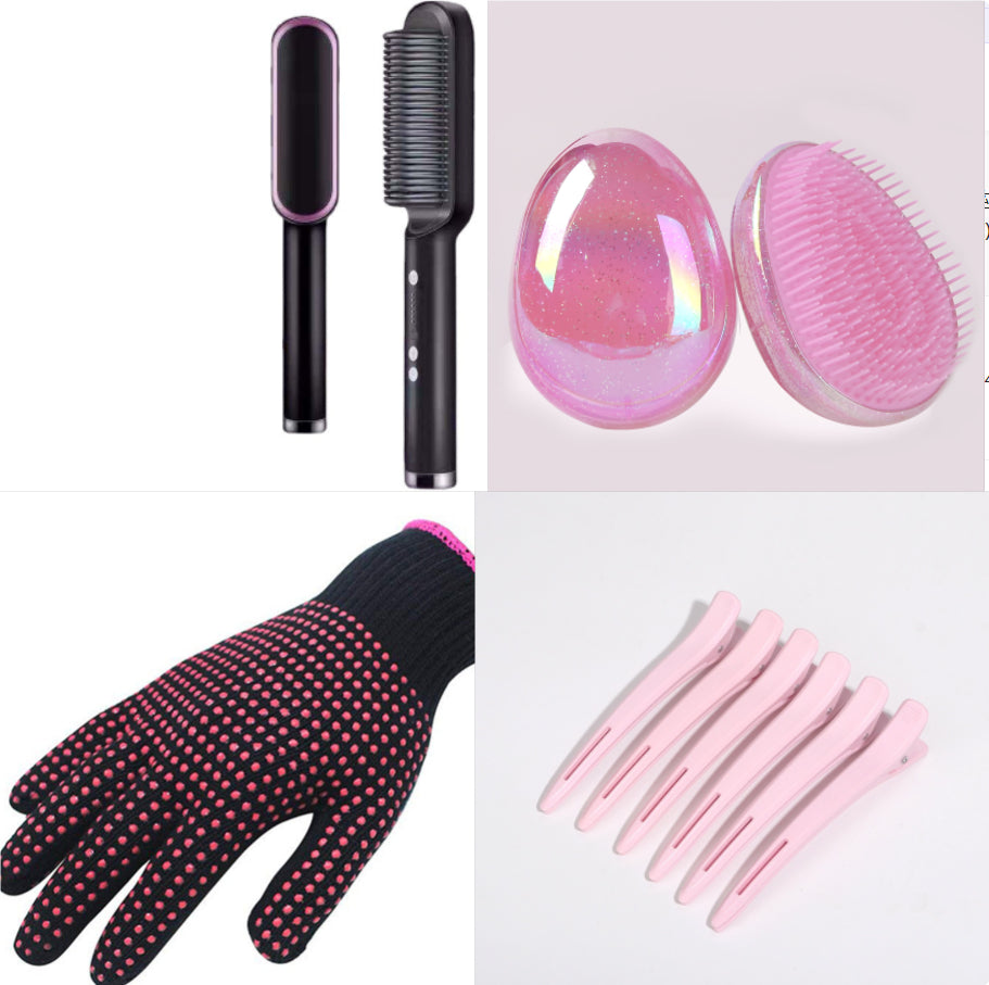 Multifunctional Electric Heating Hair Straightening Comb