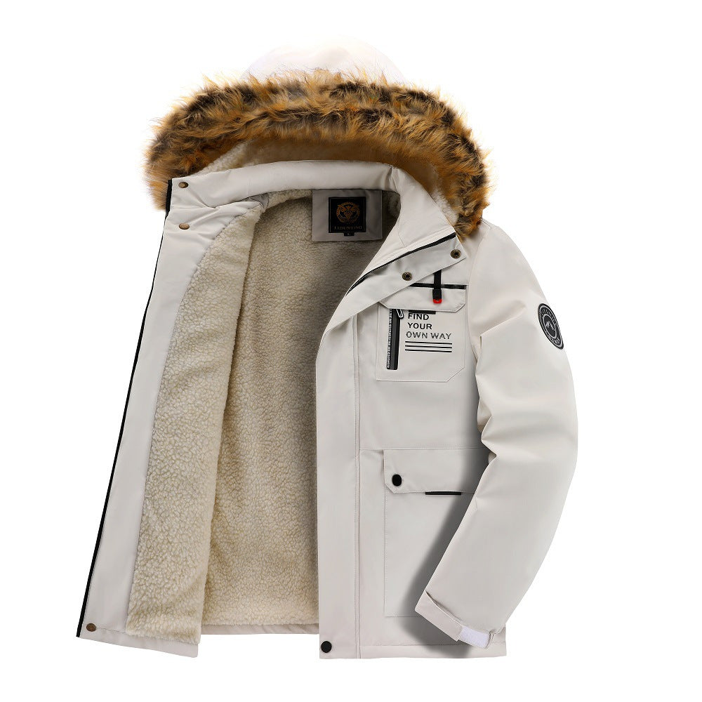 Mid-length Casual Jacket Knee-length Parka