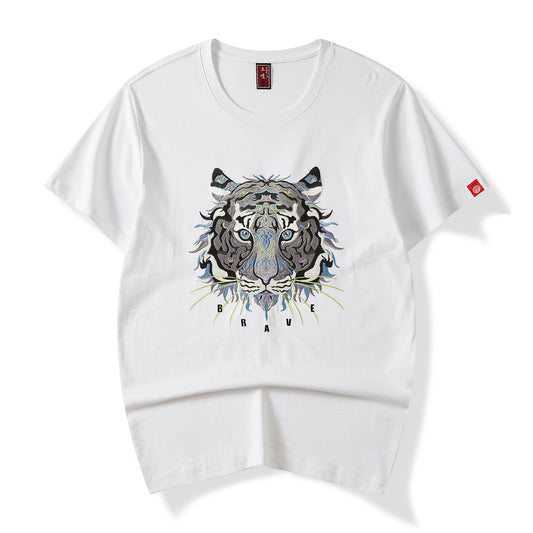 KH706 Tee brodé Grand Tigre