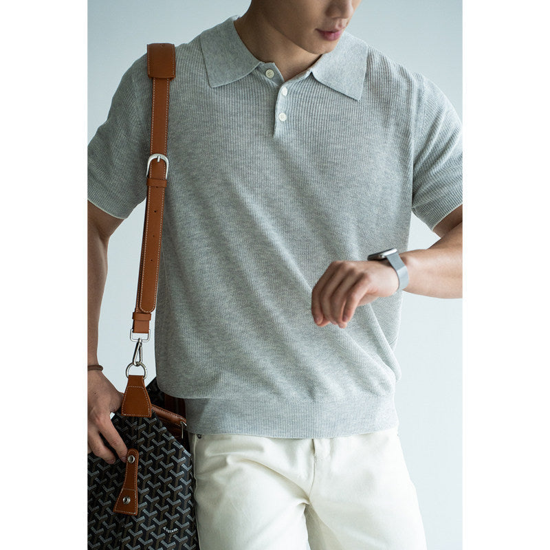 Mens Summer Casual Short-Sleeve T-Shirt