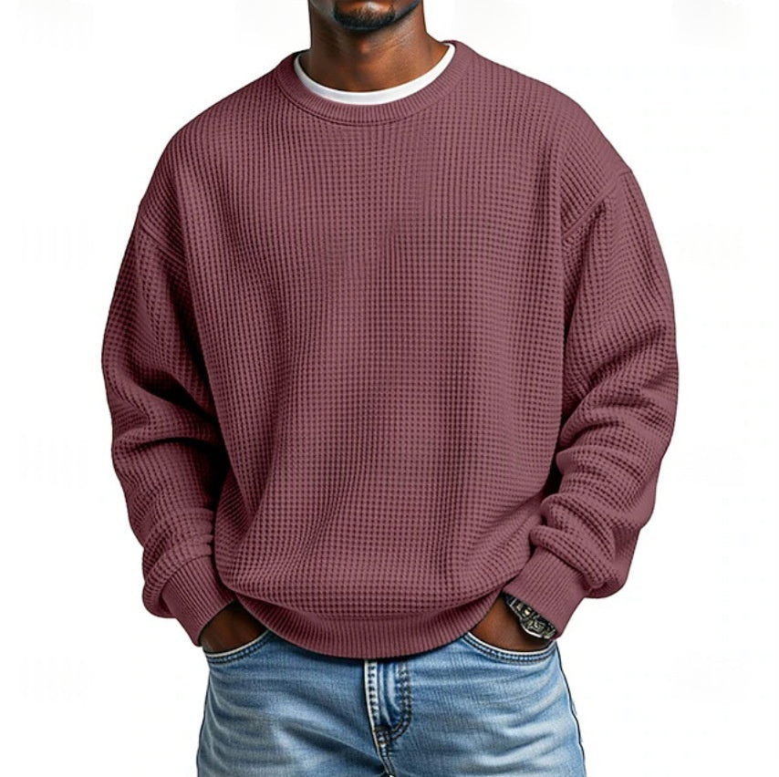 Mens Fashionable Simple And Relaxed Fit Sweatshirt
