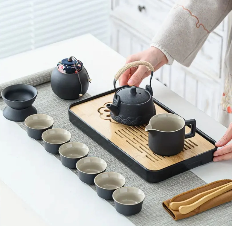 14-Piece Portable Travel Tea Set