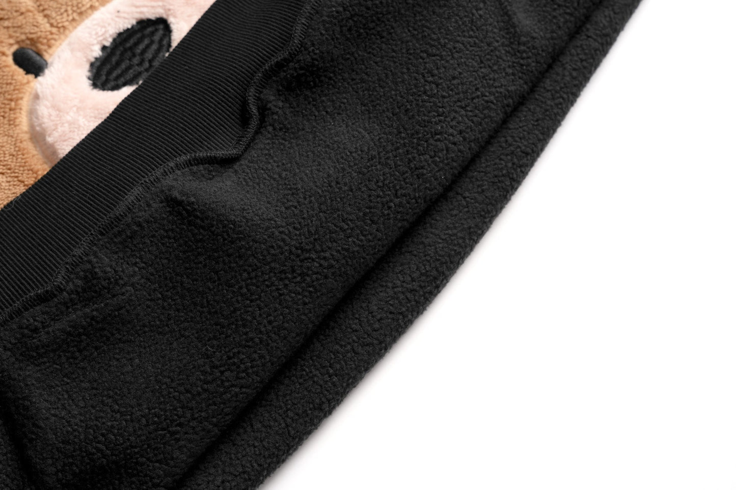 EXT369 Flauschiger Teddy-Kapuzenpullover