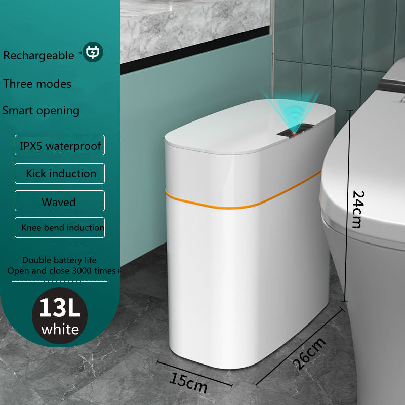 Smart Trash Can with Lid Automatic Induction
