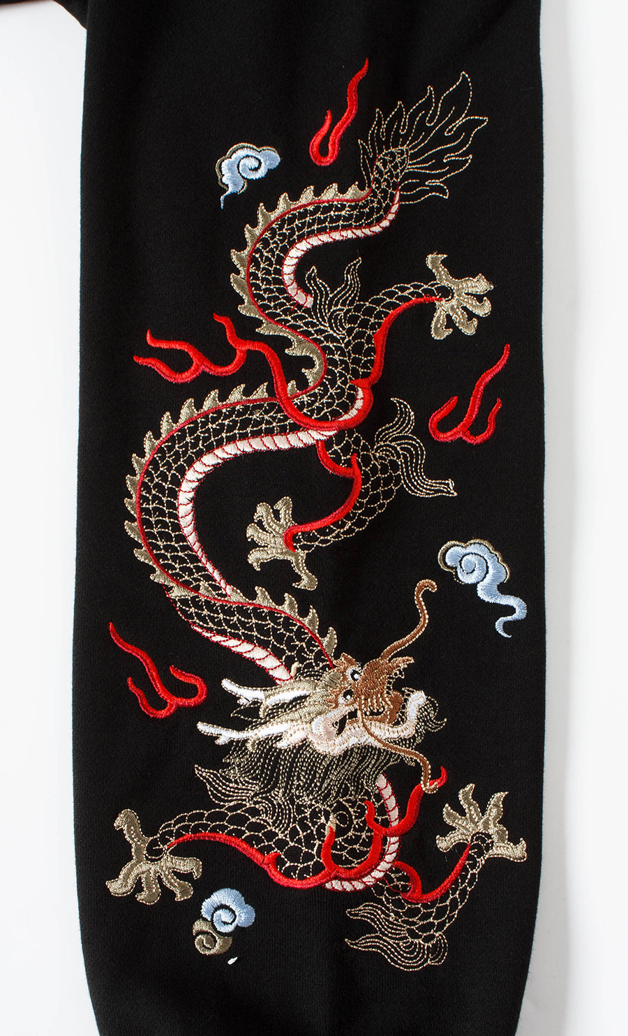 KH9190 Sweat à capuche brodé Dragon