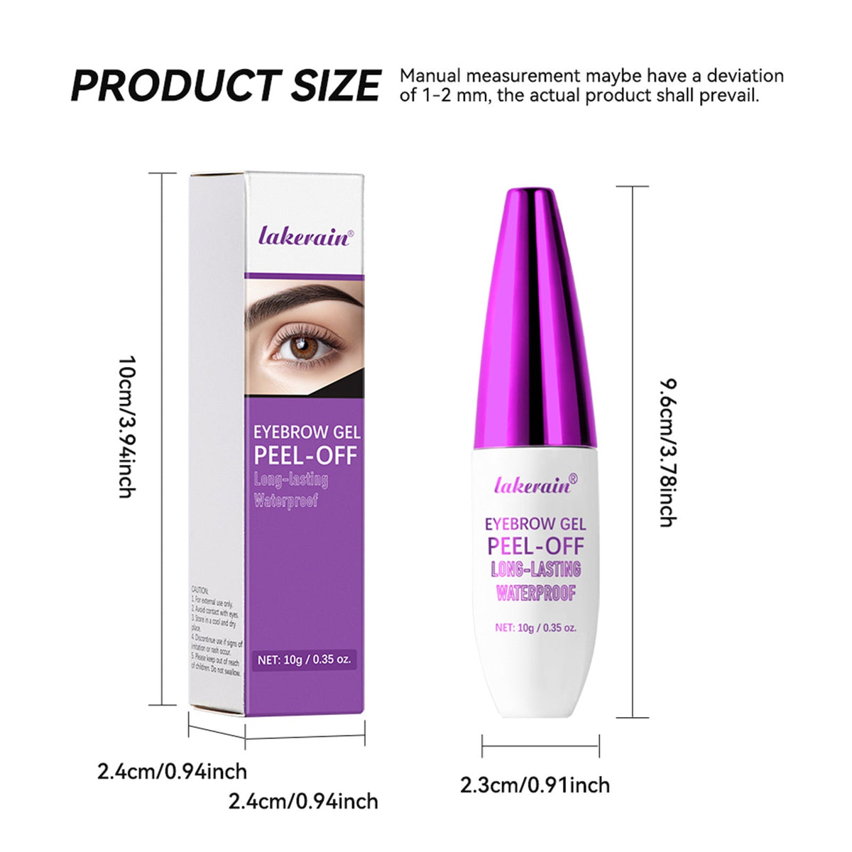 Waterproof And Sweat-proof Easy To Color Tear And Pull Eyebrow Cream
