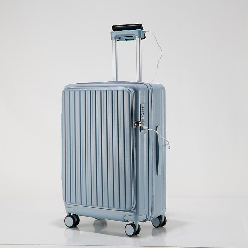 New ABS Business Front Opening 20-inch Luggage