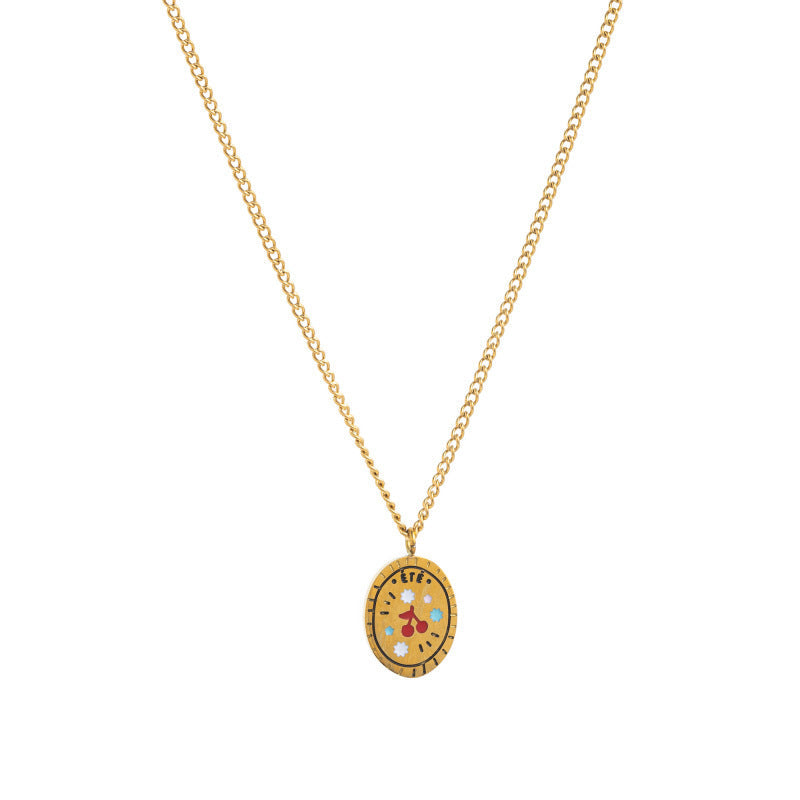 Retro Versatile 18k Necklace And Bracelet