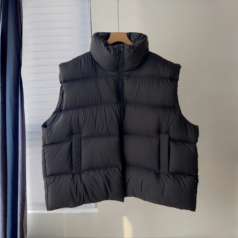New-style Loose-fit Plus-size Women's Down Vest