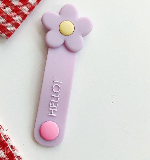 Creative thread organizer-pink flower-1 piece