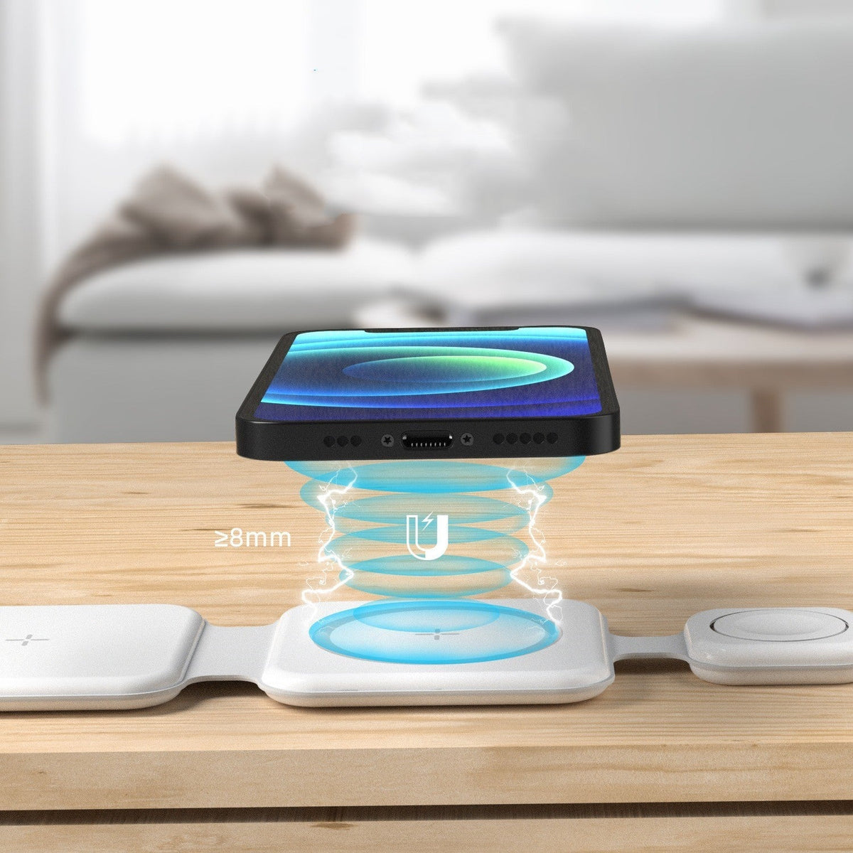 3 In 1 Magnetic Foldable Wireless Charging Station