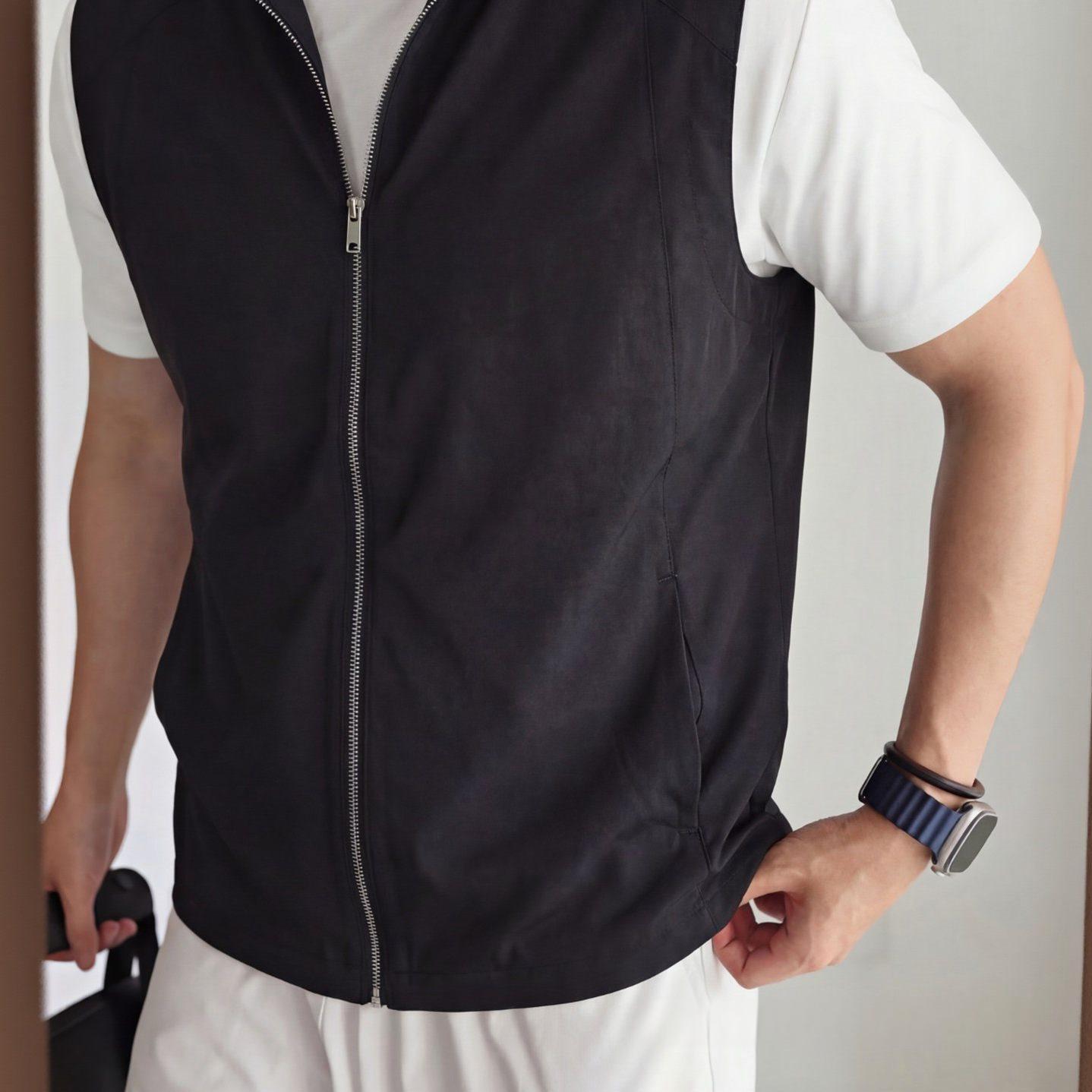 Mens Vest Sports Fashion Casual Jacket