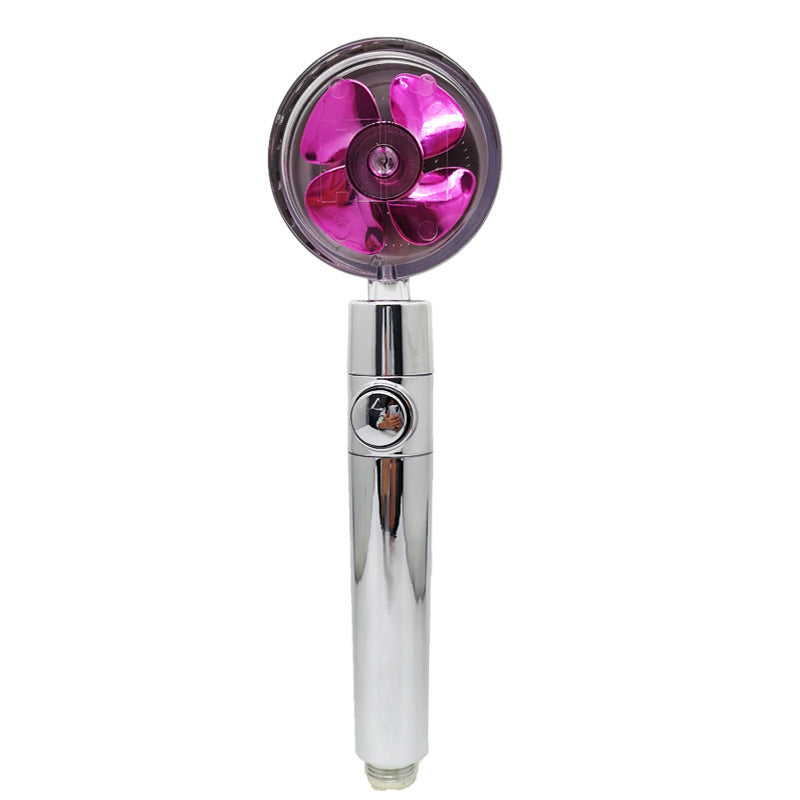 Turbo Propeller Shower Head Handheld High Pressure