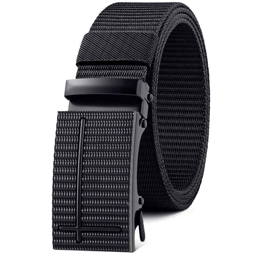 Nylon Waistband Men's Automatic Canvas Belt