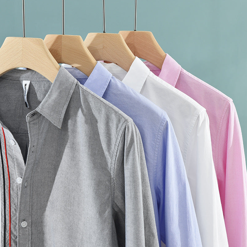 Cotton Long-sleeve Simple Handsome Casual And Versatile Shirt Jacket