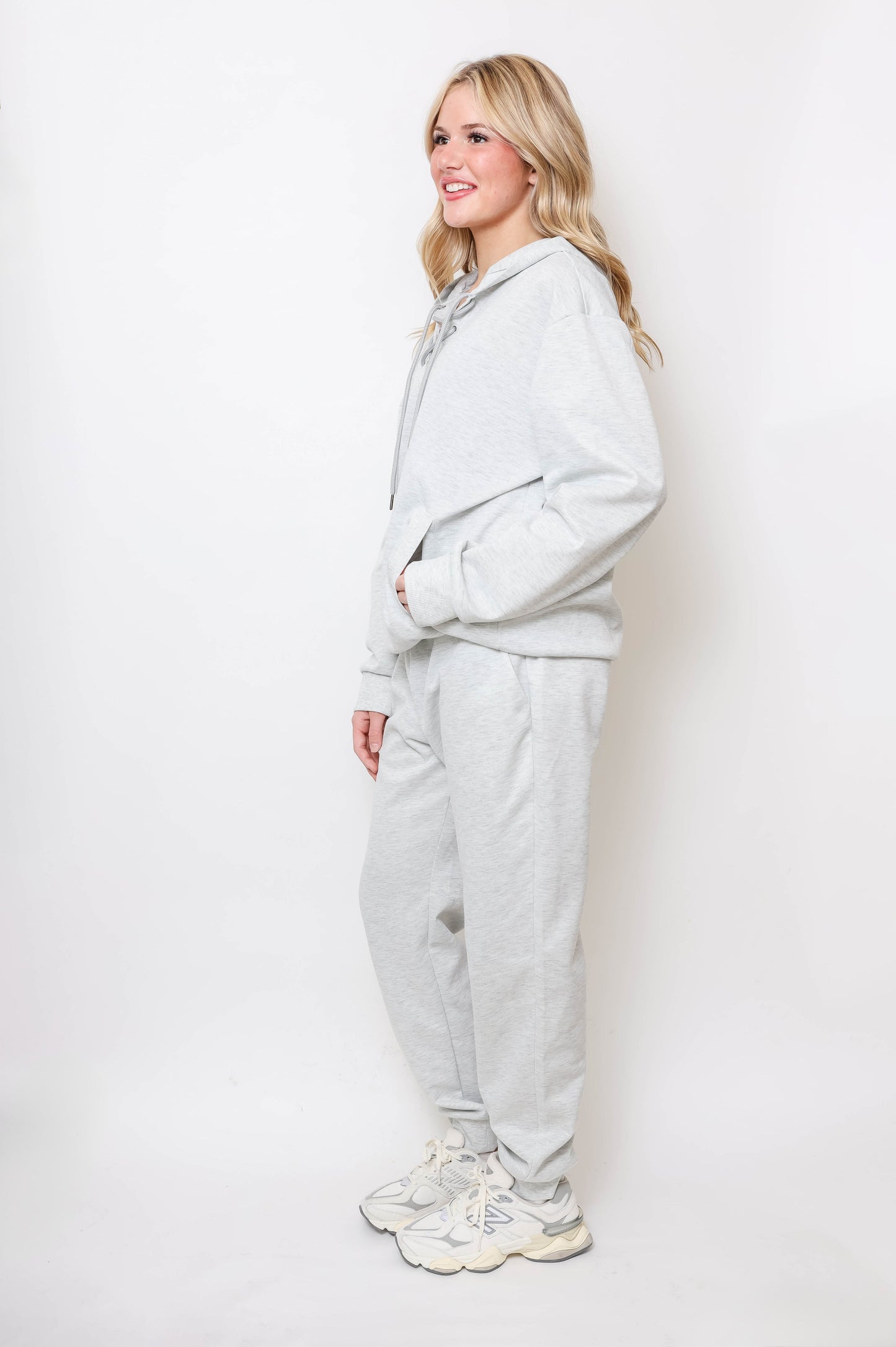 Women's Lace-Up Hoodie & Jogger UltraTech Set