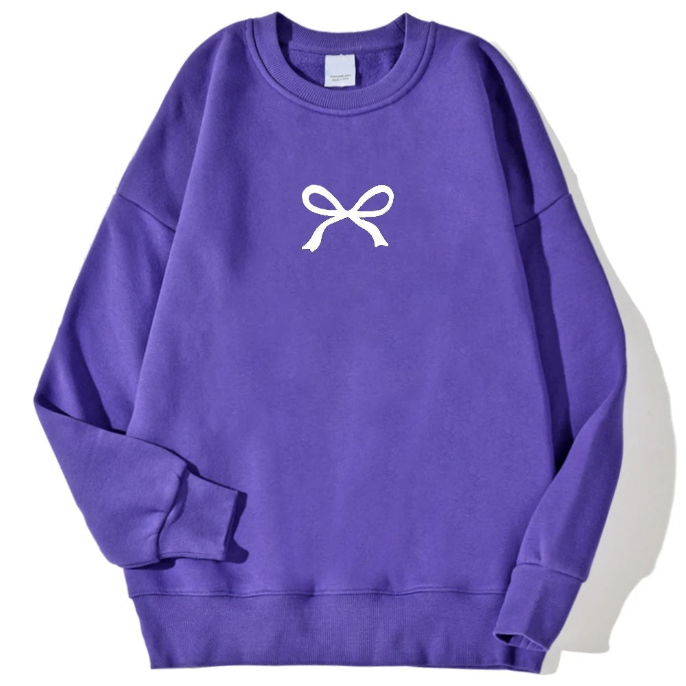 Womens Printed Pullover Casual Sweatshirt Top