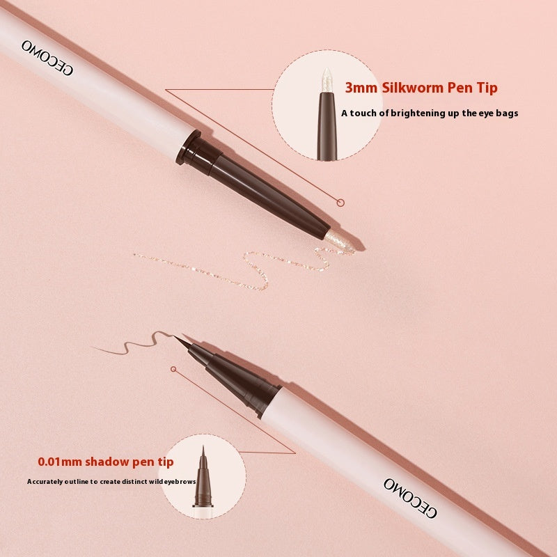 Stereoscopic Star Eyes Double Headed Silkworm Pen