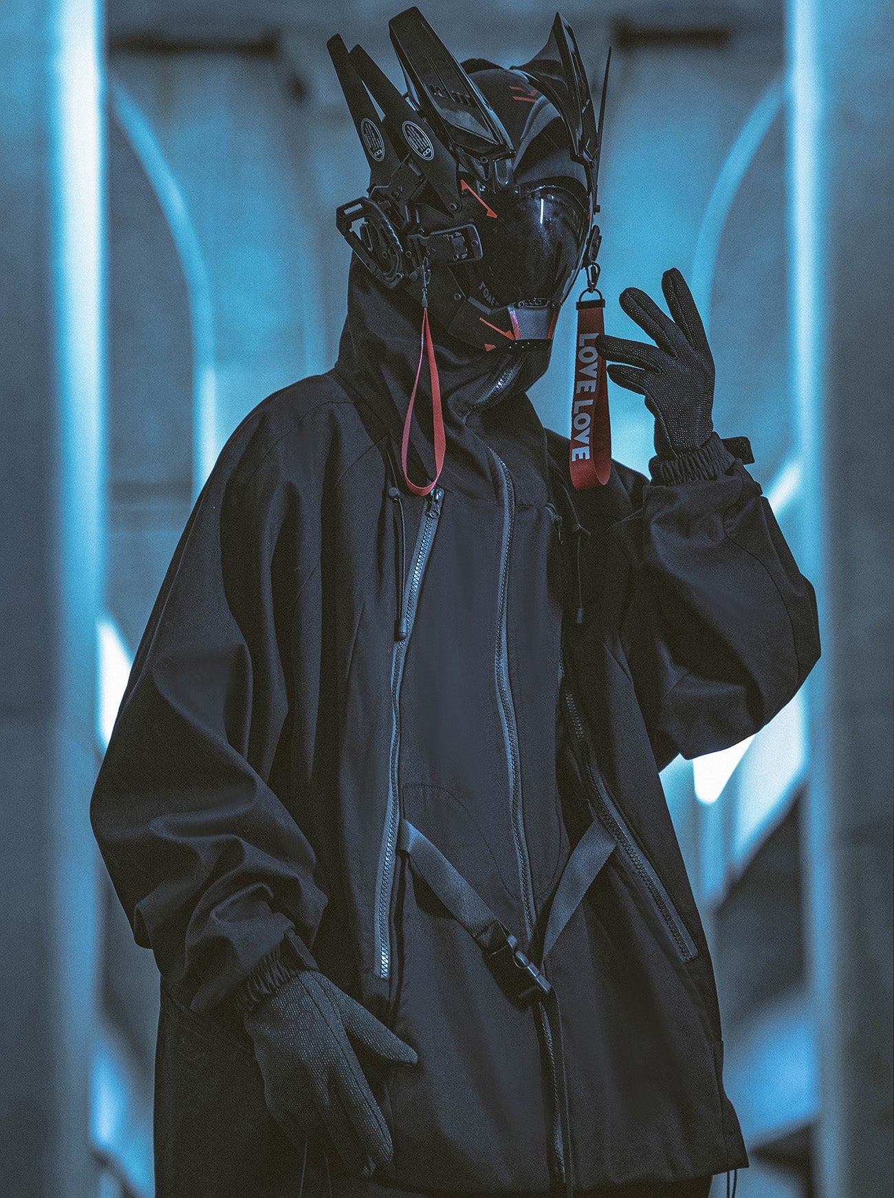 HiJ16 Dreifach-Reißverschlussjacke