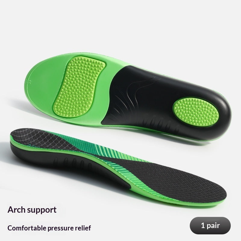 Arch-support Insoles With A U-shaped Heel Cup To Prevent Overpronation And Supination