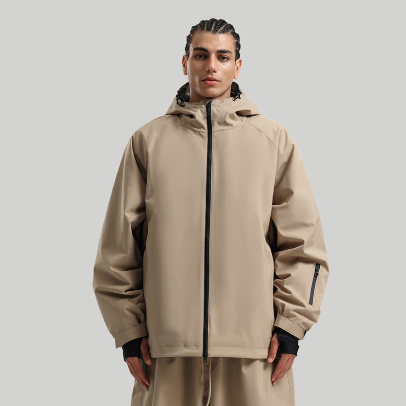 Womens Solid-color Professional Ski Suit