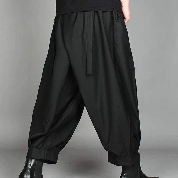 Mens Stylish Versatile And Relaxed-fit Harem Pants