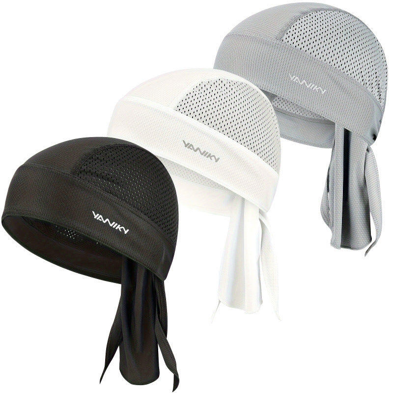Mens Minimalist Text-printed Bandana Hat