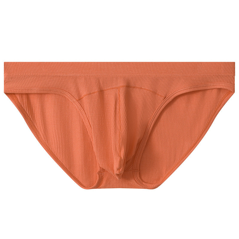 Men's Convex Low Waist Briefs Breathable Sexy Loose Pants