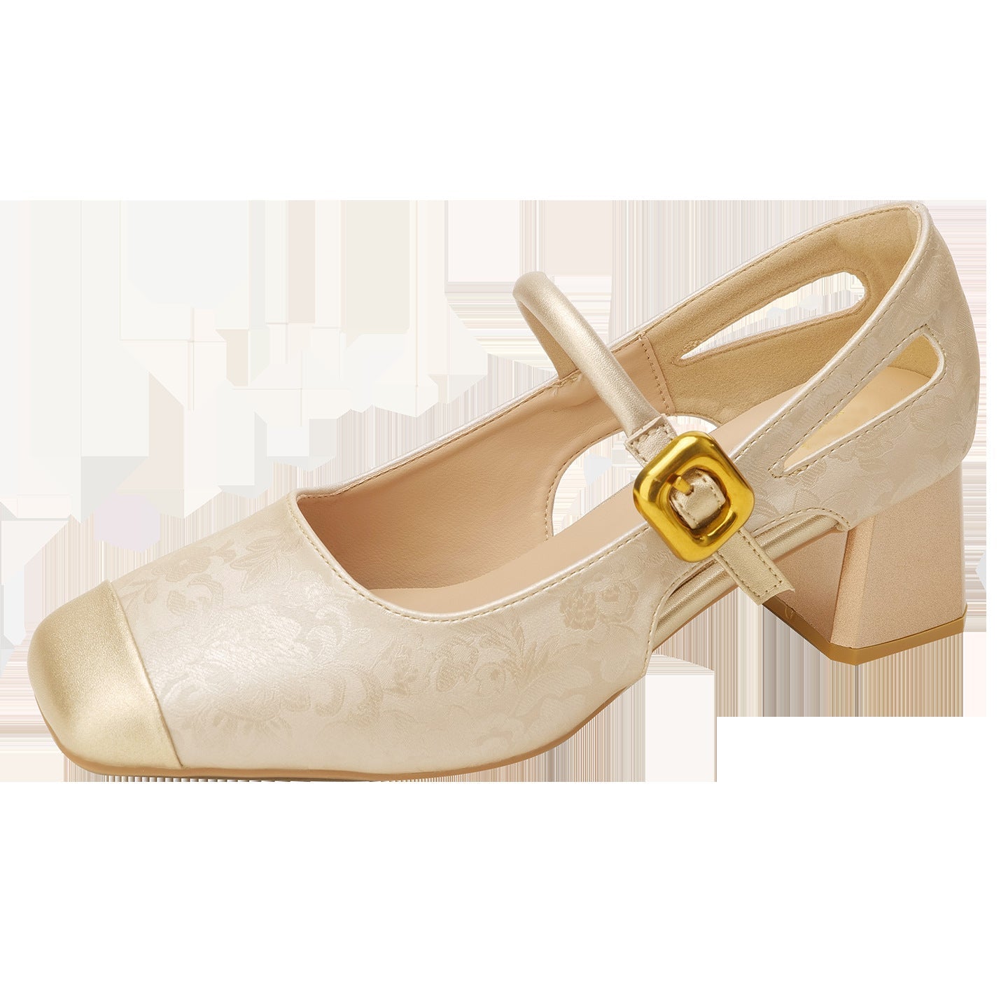 Womens Shoes Soft-soled Fashionable High Heels Outerwear Mary Jane High Heels