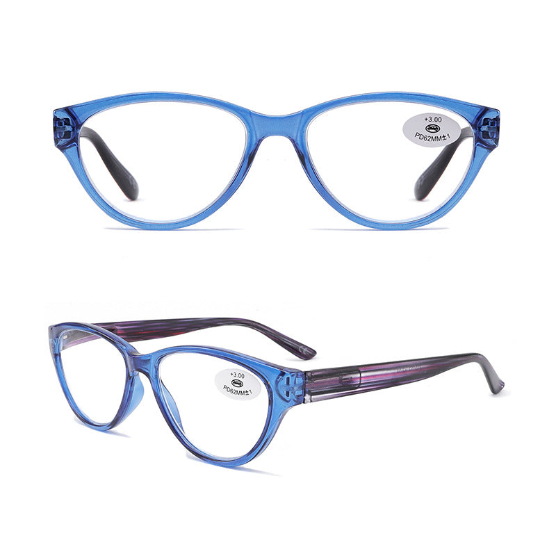 Cat Eye Glasses Big Frame Mom And Dad Reading