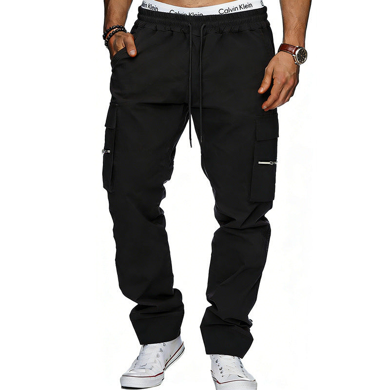 Outdoor Loose Men's Multi-Pocket Casual Sports Pants