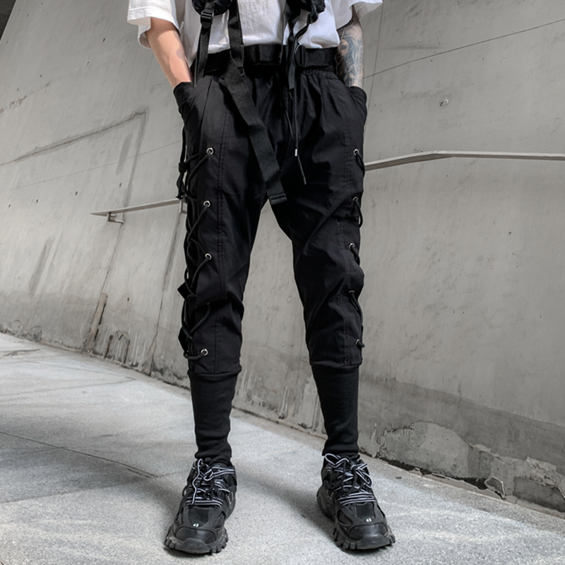 K890 Pantalons de jogging Ninja sombres