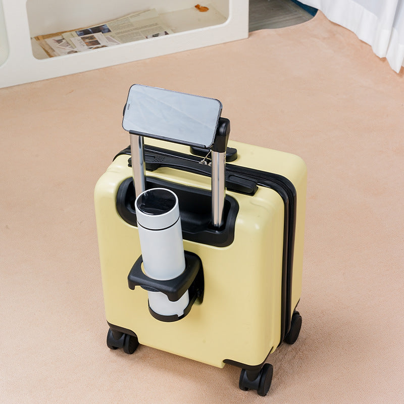Board-Ready Mini Rolling Travel Suitcase