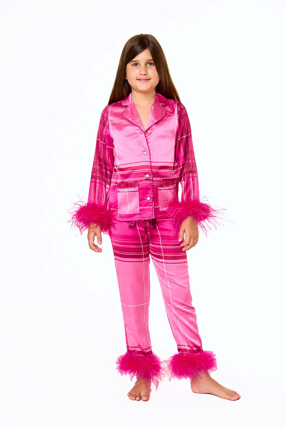 European And American Christmas Pajamas Suit Printed Homewear Children