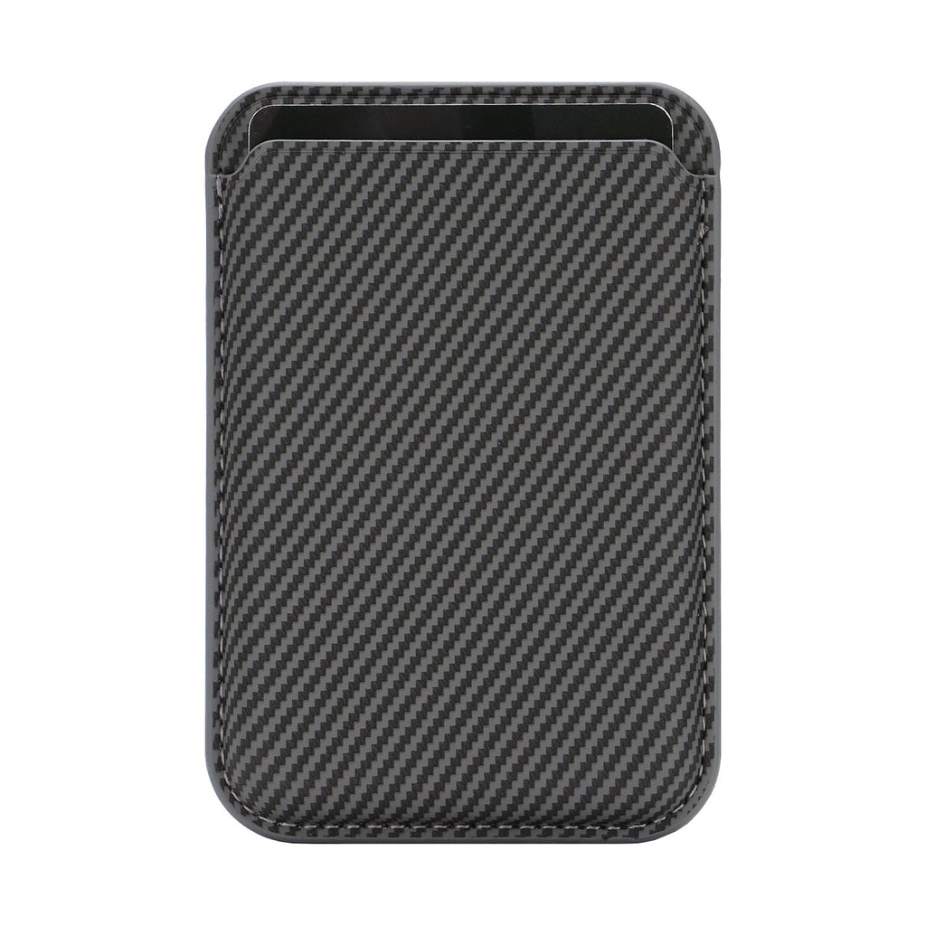 Ultra-thin Magnetic Carbon-fiber-pattern Card Holder